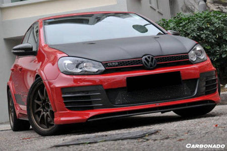 2010-2013 Volkswagen Golf 6 R20 GTI Rz Style Hood - Carbonado Aero