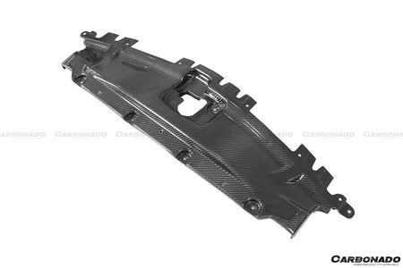 2007-2013 Infiniti G37 Sedan OEM Style Carbon Fiber Radiator Cover - Carbonado Aero
