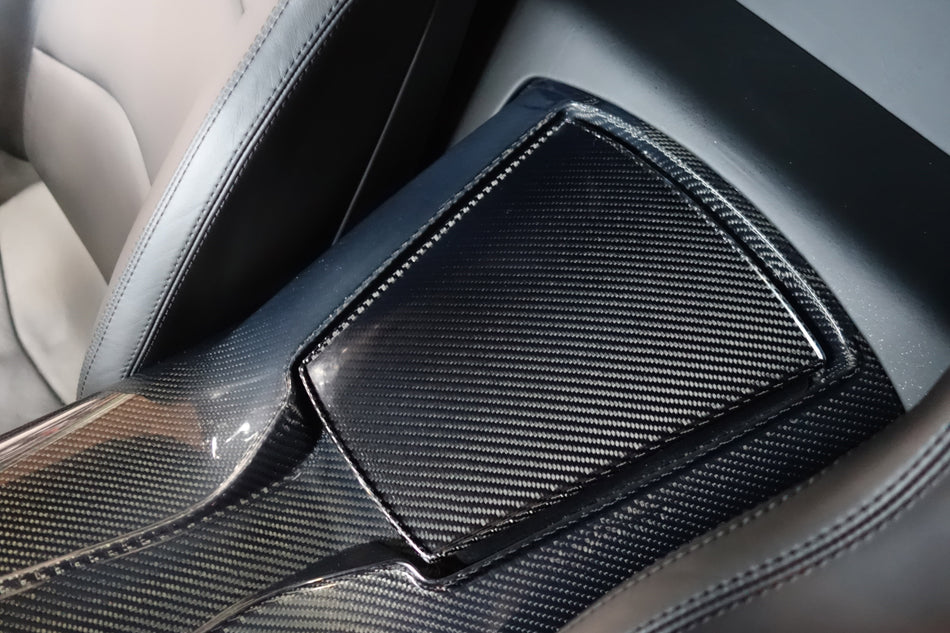 2011-2016 Lamborghini Aventador LP700 LP720 LP740 Coupe  Roadster OEM Style Carbon Fiber Center Console Storage Shelf Cover replace
