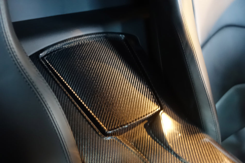 2011-2016 Lamborghini Aventador LP700 LP720 LP740 Coupe  Roadster OEM Style Carbon Fiber Center Console Storage Shelf Cover replace
