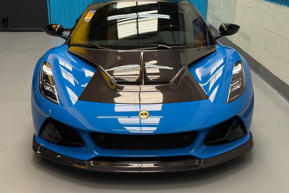 2021-2026 Lotus Autoclave Carbon Fiber Front Lip Carbonado (VX) Fits: Emira NYO