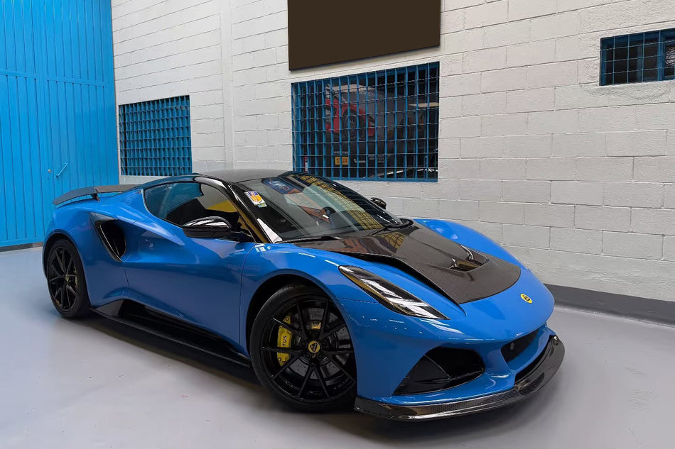 2021-2026 Lotus Autoclave Carbon Fiber Front Lip Carbonado (VX) Fits: Emira NYO