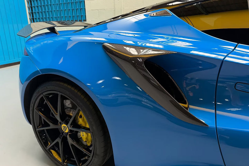 2021-2026 Lotus Autoclave Carbon Fiber Quarter Panel Side Scoops Carbonado (VX) Fits: Emira NYO