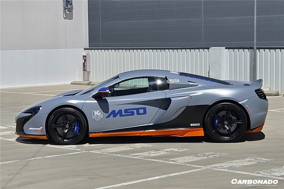 2011-2017 McLaren Carbon Fiber Quarter Window Scoops Carbonado (BKSS Design)Fits: 650S, MP4 12C