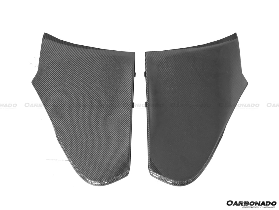 2014-2017 McLaren 650s Carbon Fiber Front Bumper Side Splitter