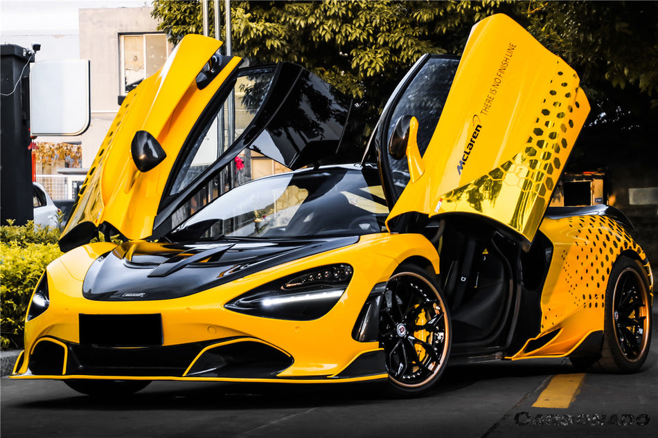 Alerón de maletero de fibra de carbono estilo McLaren 720s VRS 2017-2020