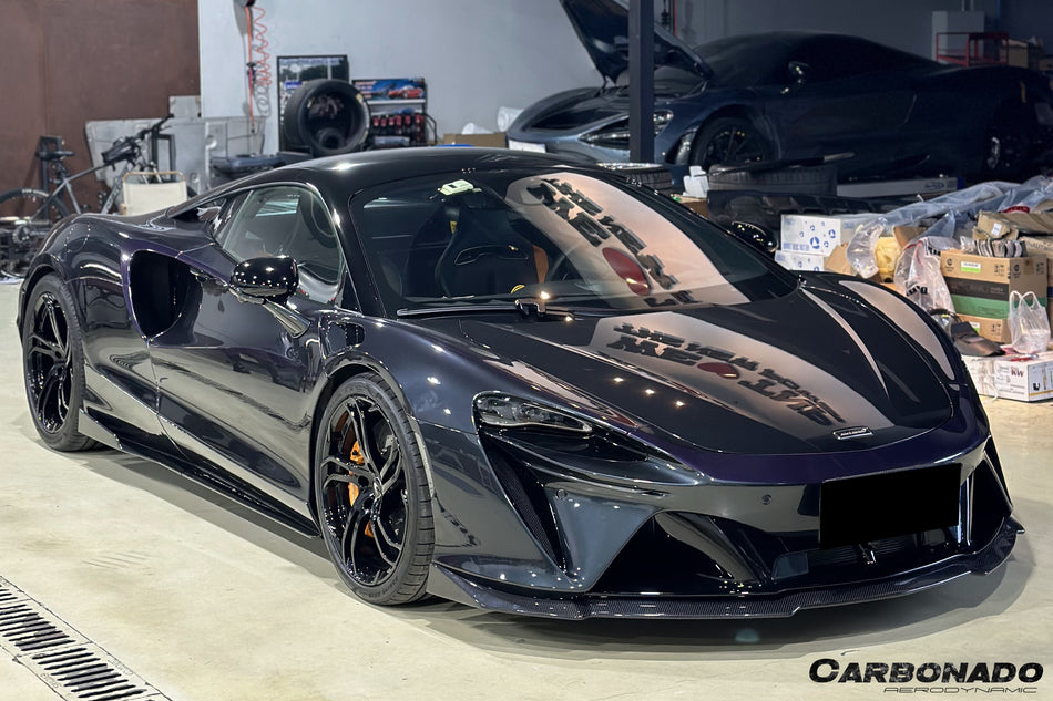 2023-UP McLaren Artura Coupe | Spider NVT Style Autoclave Carbon Fiber Front Lip