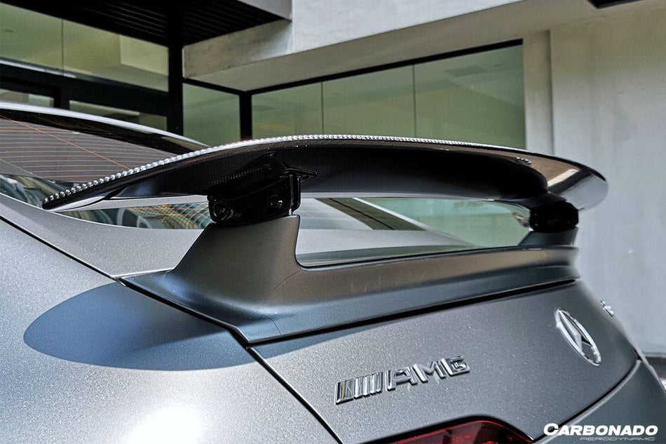2019-2023 Mercedes Benz AMG GT63 S GT50 4Door Coupe X290 OEM Style Carbon Fiber Trunk Spoiler - Carbonado