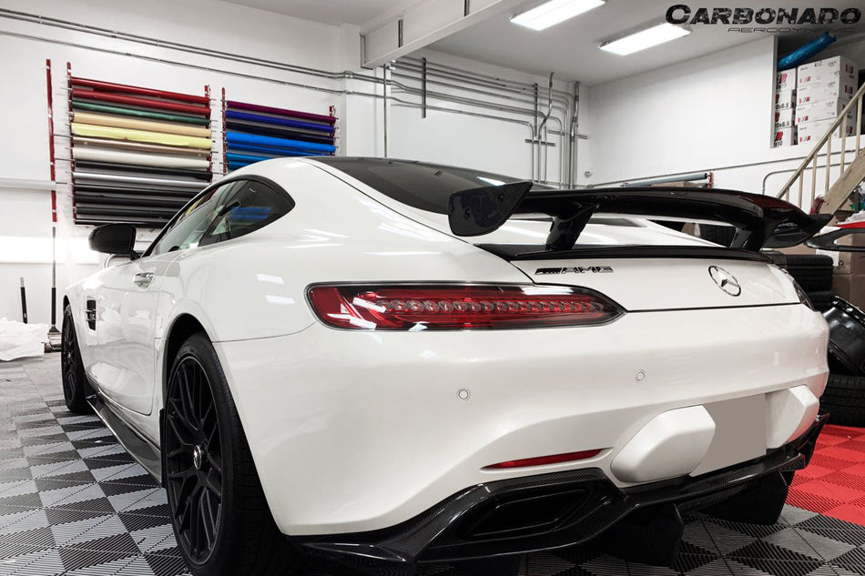 Alerón de maletero de fibra de carbono estilo Mercedes Benz AMG GT/GTS/GTC RZS 2015-2020