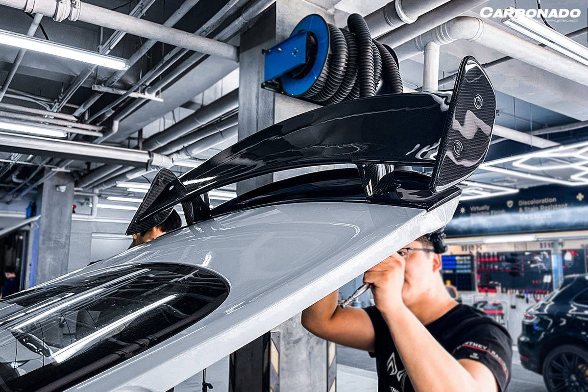 2015-2020 Mercedes Benz AMG GT & GTS & GTC RZS Style Carbon Fiber Trunk Spoiler - Carbonado