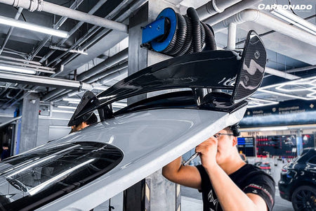 2015-2020 Mercedes Benz AMG GT & GTS & GTC RZS Style Carbon Fiber Trunk Spoiler - Carbonado
