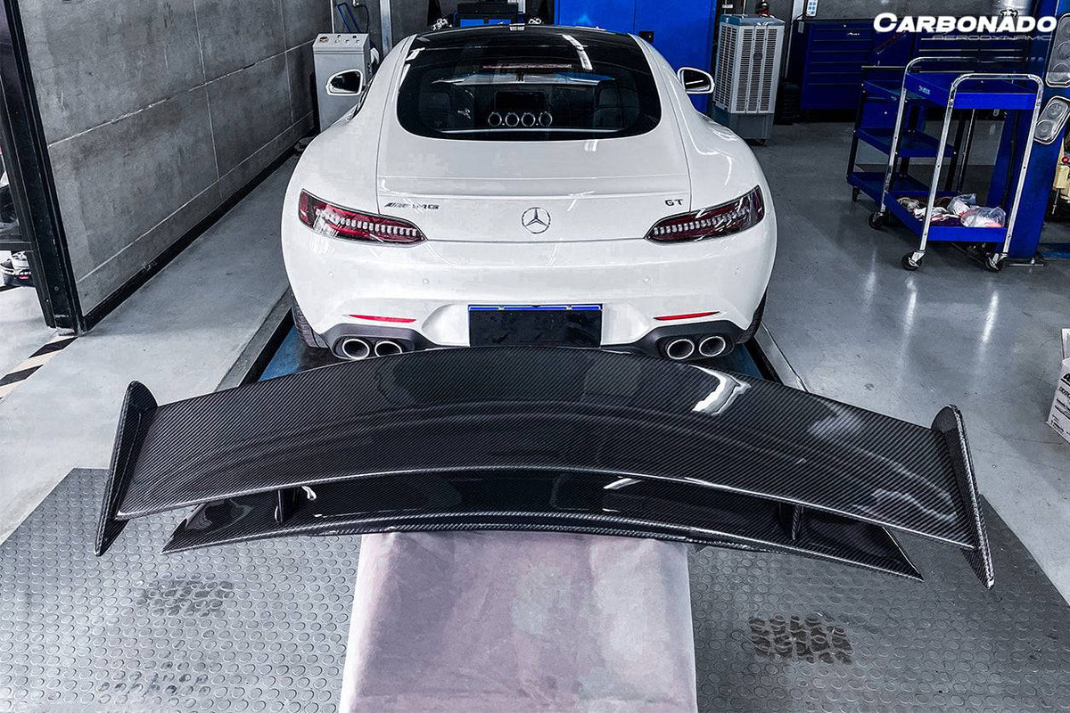 2015-2020 Mercedes Benz AMG GT/GTS/GTC RZS Style Carbon Fiber Trunk Spoiler - Carbonado Aero