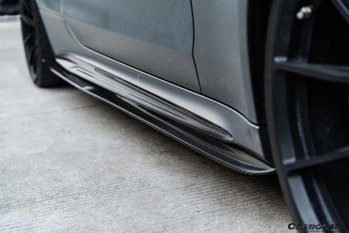 2015-2021 Mercedes Benz C-Class W205 Coupe PS Style Side Skirts - Carbonado Aero