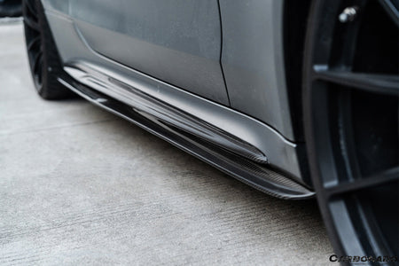 2015-2021 Mercedes Benz C-Class W205 Coupe PS Style Side Skirts - Carbonado Aero