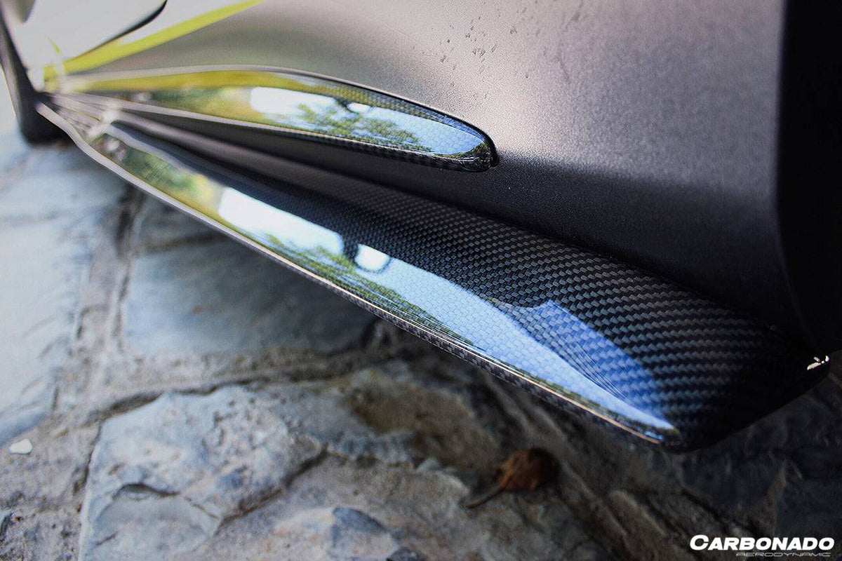 2015-2021 Mercedes Benz C-Class W205 Coupe PS Style Side Skirts - Carbonado Aero