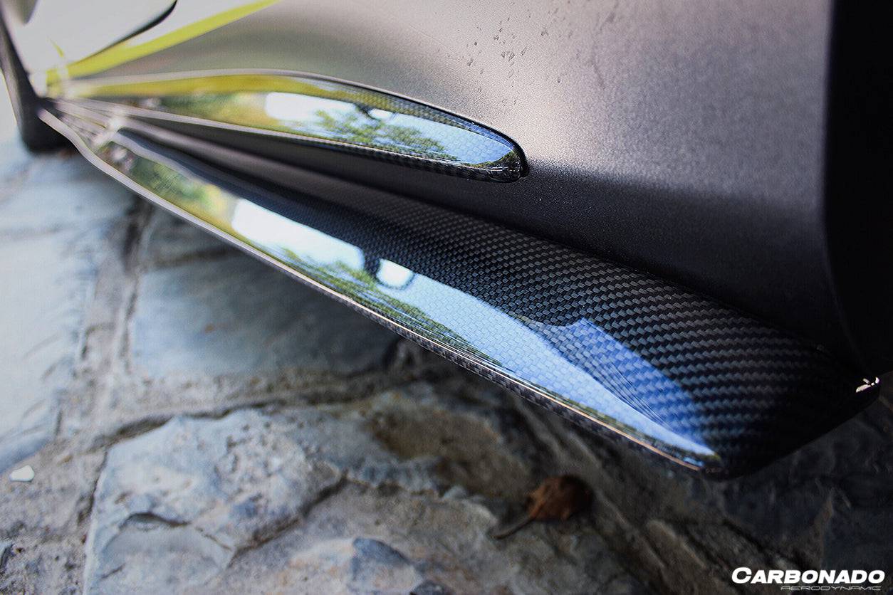 2015-2021 Mercedes Benz C-Class W205 Coupe PS Style Side Skirts - Carbonado Aero