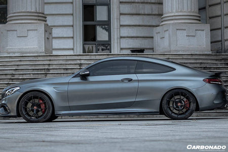 2015-2021 Mercedes Benz C-Class W205 Coupe PS Style Side Skirts - Carbonado Aero