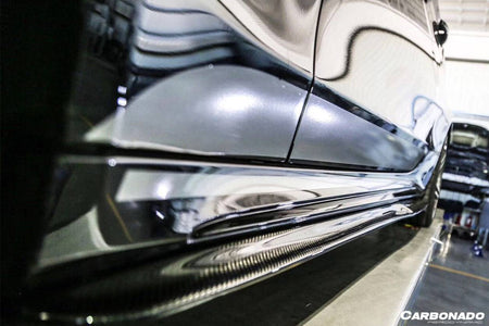 2015-2021 Mercedes Benz C-Class W205 Coupe PS Style Side Skirts - Carbonado Aero