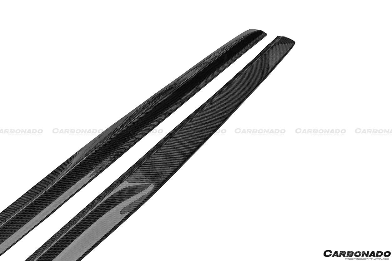 2015-2021 Mercedes Benz C-Class W205 Coupe PS Style Side Skirts - Carbonado Aero