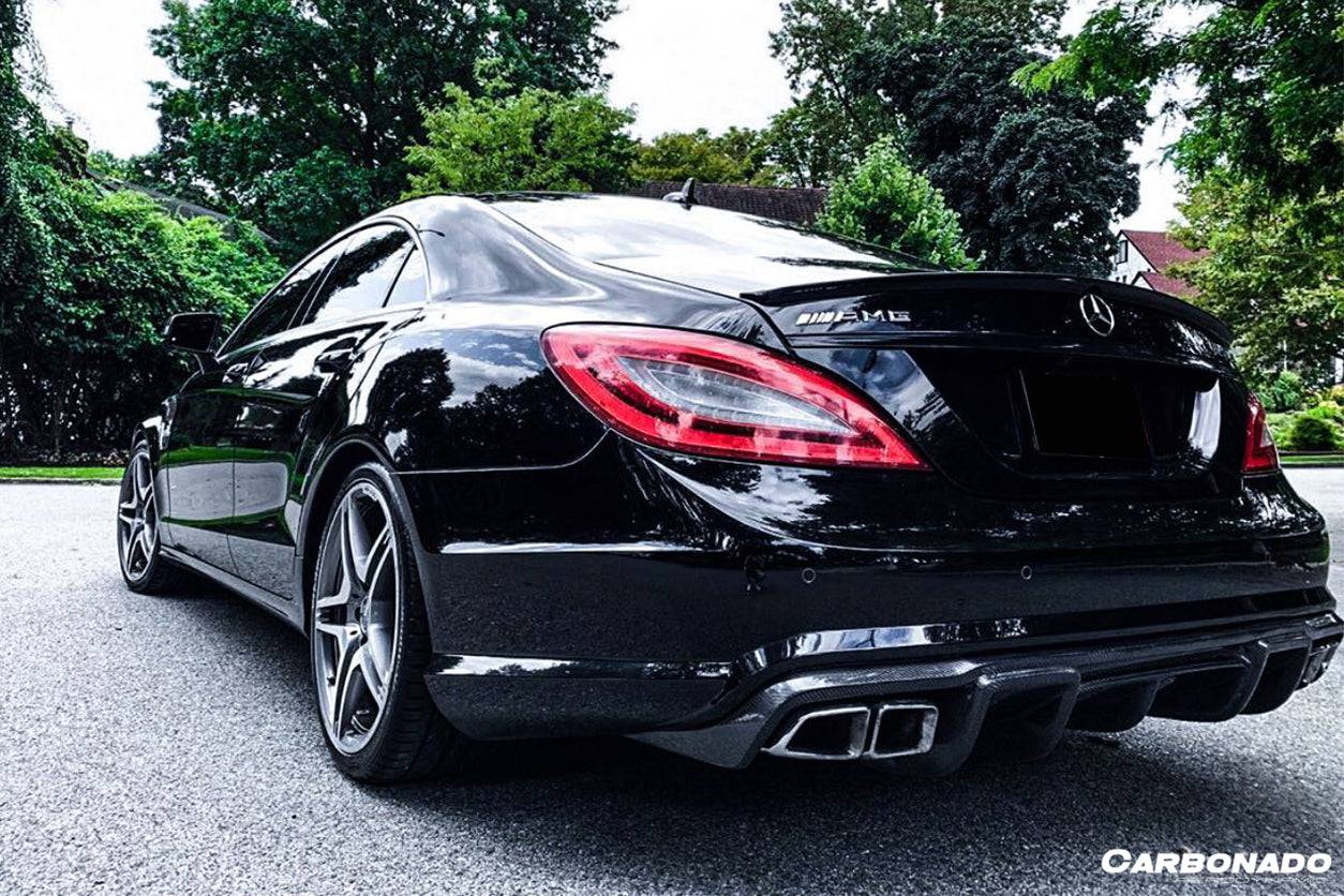 2011-2015 Mercedes Benz CLS350 CLS63 AMG W218 RT Style Rear Diffuser - Carbonado Aero