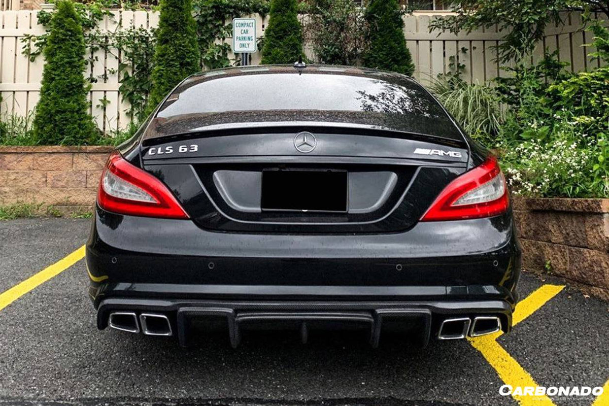 2011-2015 Mercedes Benz CLS350 CLS63 AMG W218 RT Style Rear Diffuser - Carbonado Aero