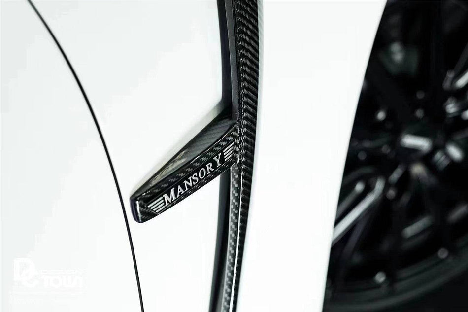 2021-UP Mercedes Benz S Class W223 Sedan MSY Style Front Fender Vents - Carbonado