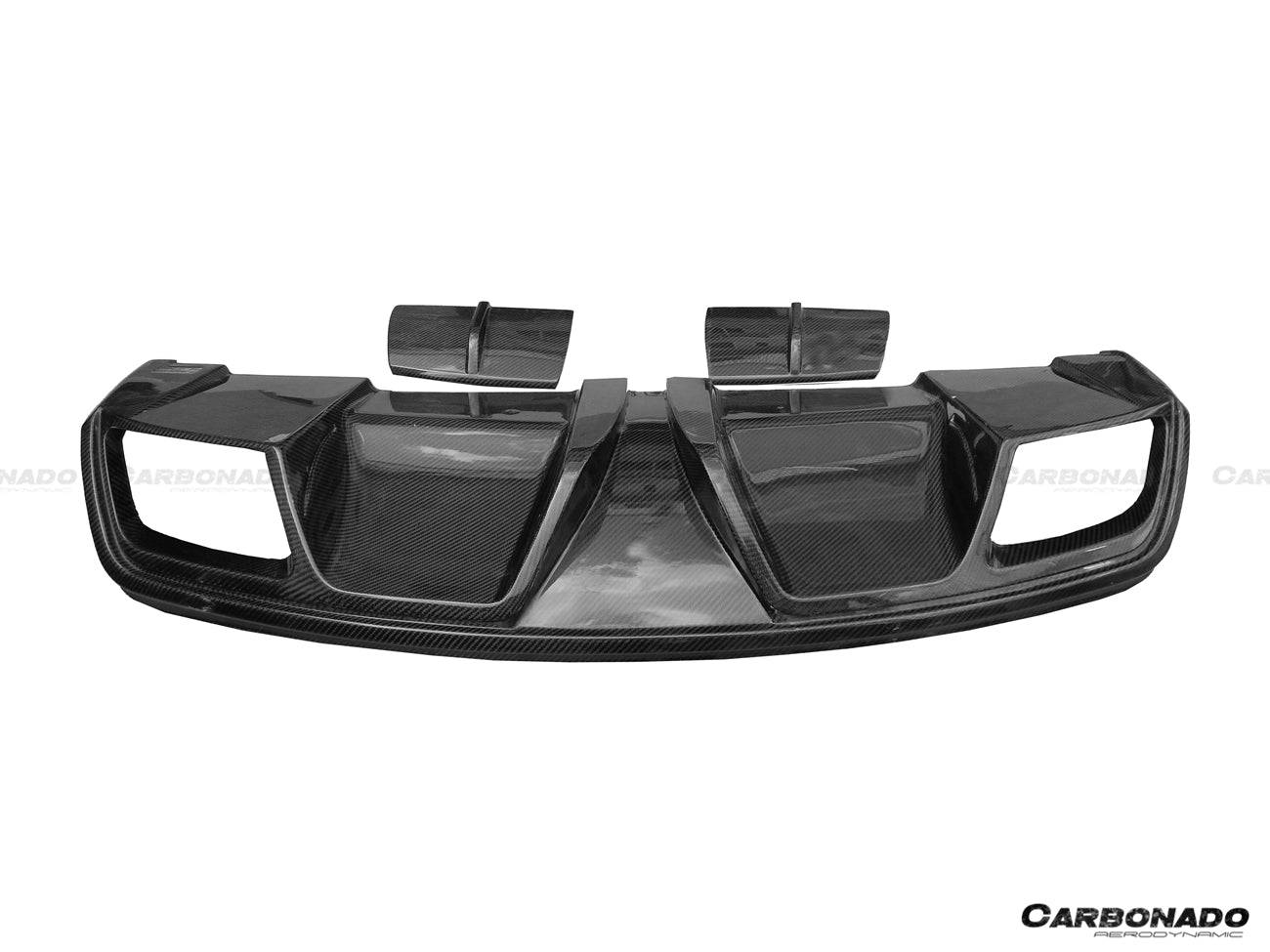 2014-2016 Mercedes Benz W117 CLA Sport / CLA45 AMG PA Style Rear Diffuser w/exhaust tips - Carbonado Aero