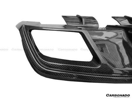 2014-2016 Mercedes Benz W117 CLA Sport / CLA45 AMG PA Style Rear Diffuser w/exhaust tips - Carbonado Aero