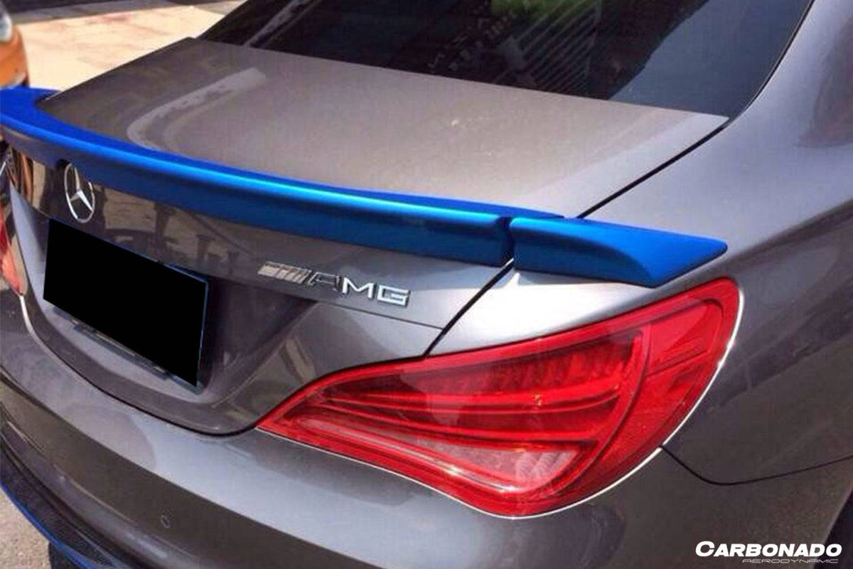 2014-2016 Mercedes Benz W117 CLA Sport / CLA45 AMG PA Style Trunk Spoiler - Carbonado