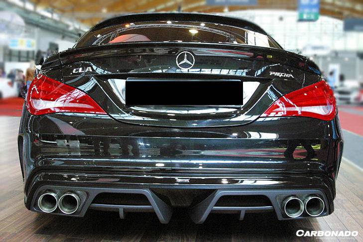 2014-2016 Mercedes Benz W117 CLA Sport / CLA45 AMG PA Style Trunk Spoiler - Carbonado