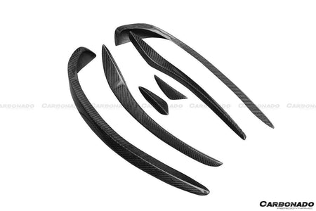 2014-2016 Mercedes Benz W117 CLA Sport / CLA45 AMG RZS Style Front Canards - Carbonado Aero