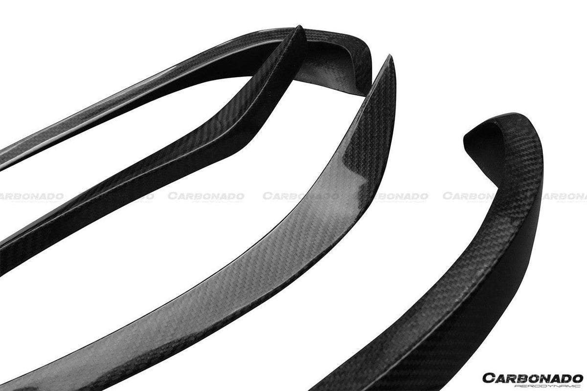 2014-2016 Mercedes Benz W117 CLA Sport / CLA45 AMG RZS Style Front Canards - Carbonado Aero