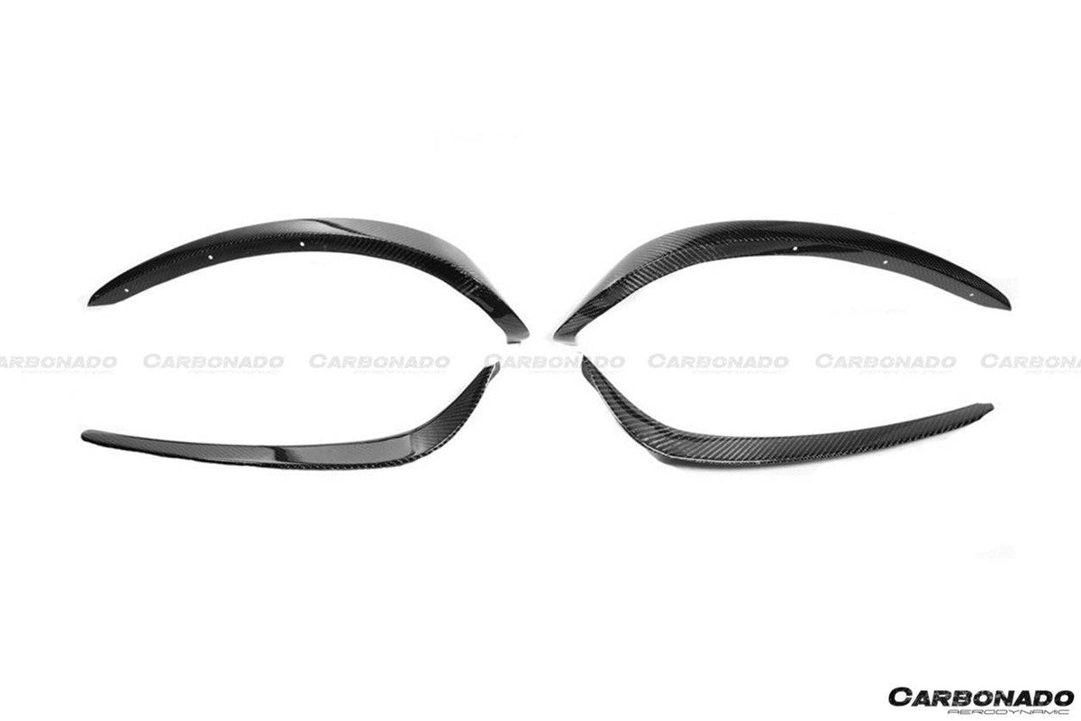 2014-2016 Mercedes Benz W117 CLA Sport / CLA45 AMG RZS Style Front Canards - Carbonado Aero