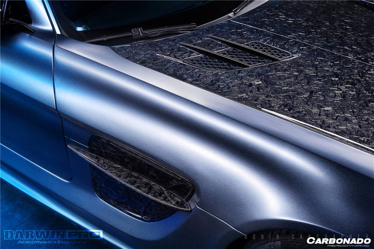 2010-2015 Mercedes Benz W197 SLS AMG BKSS Style Carbon Fiber Hood - Carbonado