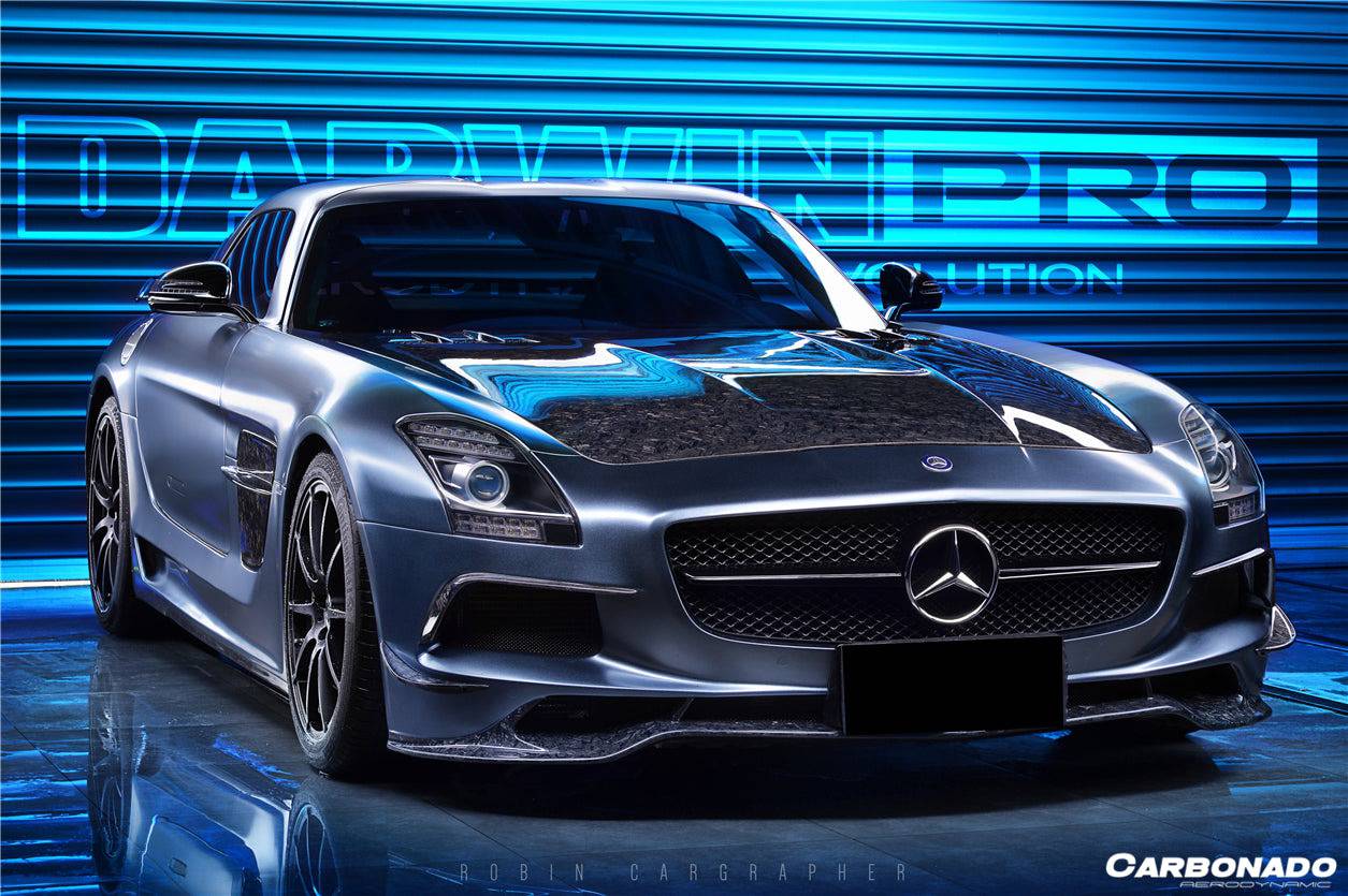 2010-2015 Mercedes Benz W197 SLS AMG BKSS Style Carbon Fiber Hood - Carbonado Aero