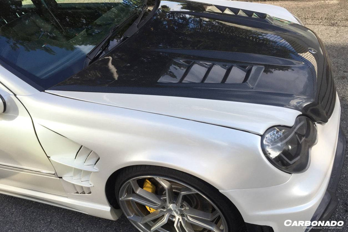 2001-2007 Mercedes Benz W203 C Class WI Style Fender - Carbonado Aero