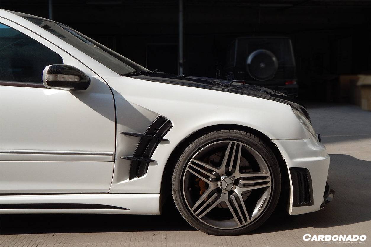 2001-2007 Mercedes Benz W203 C Class WI Style Fender - Carbonado Aero