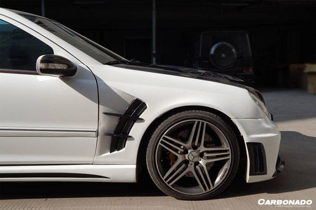 2001-2007 Mercedes Benz W203 C Class WI Style Fender - Carbonado Aero