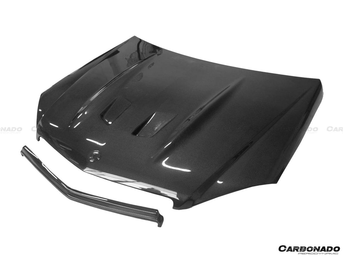 2008-2011 Mercedes Benz W204 C63 AMG BK Style HOOD - Carbonado