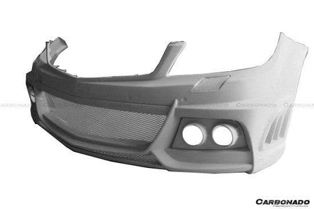 2008-2013 Mercedes Benz W204 C Class DE Style Front Bumper w/ LED Lights - Carbonado Aero