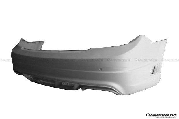 2008-2014 Mercedes Benz W204 C Class DE Style Rear Bumper - Carbonado Aero