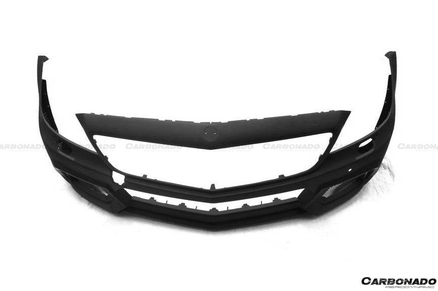 2010-2017 Mercedes Benz W218 CLS Class WD Style Front Bumper w/ LED - Carbonado Aero