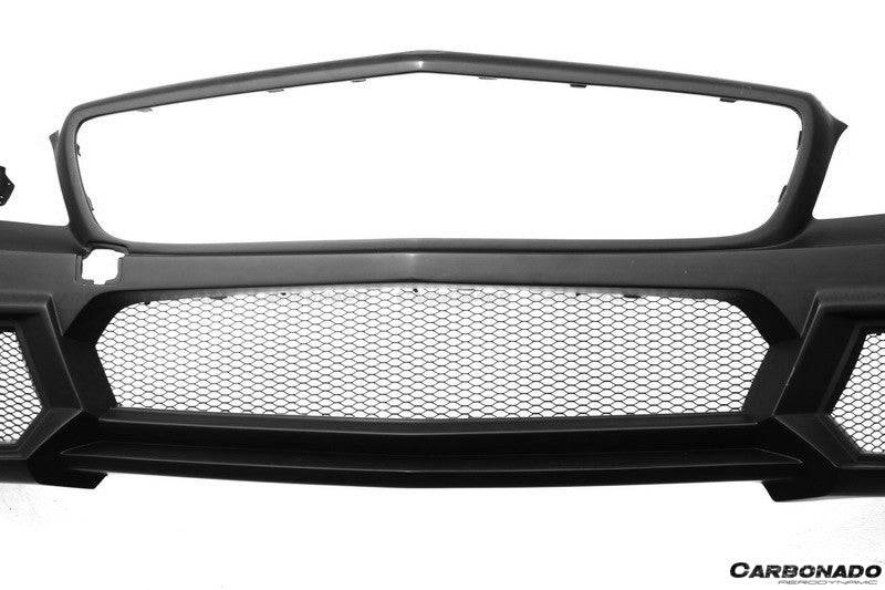 2010-2017 Mercedes Benz W218 CLS Class WD Style Front Bumper w/ LED - Carbonado Aero