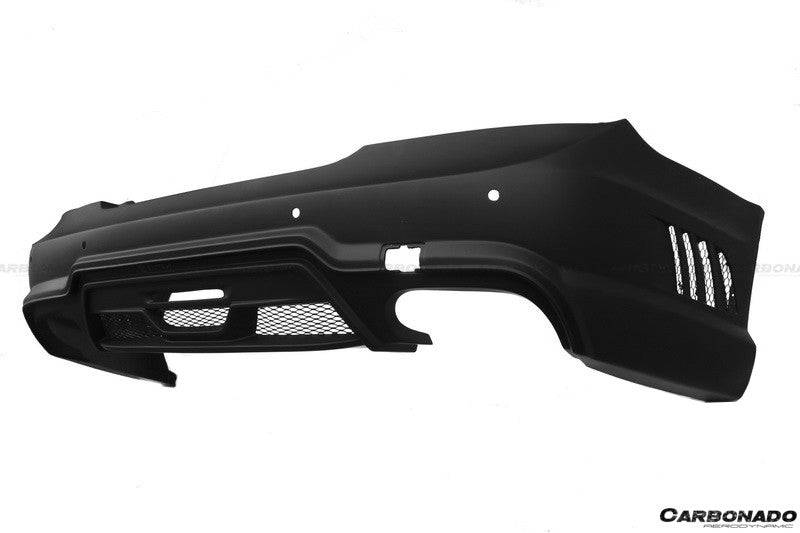 2010-2017 Mercedes Benz W218 CLS Class WD Style Rear Bumper w/ Tip - Carbonado Aero