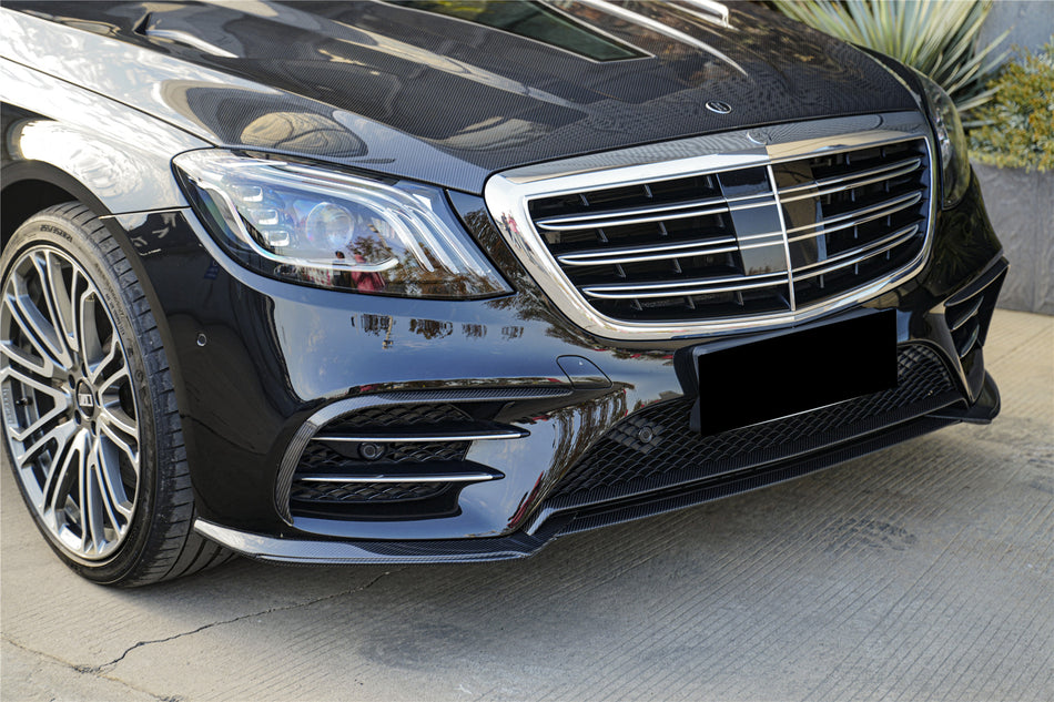 Alerón de maletero de fibra de carbono estilo Sedan RT para Mercedes Benz S63 S Class W222 2014-2020