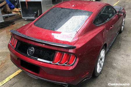 2014-2023 Ford Mustang BM Style Carbon Fiber Trunk Spoiler - Carbonado Aero