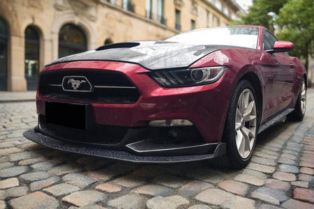 2015-2017 Ford Mustang HY Style Carbon Fiber Front Lip - Carbonado