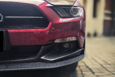 2014-2017 Ford Mustang HY Style Carbon Fiber Front Lip - Carbonado Aero