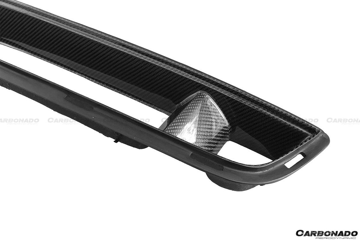 2014-2017 Ford Mustang TRU Style Carbon Fiber Front Bumper Down-Grill - Carbonado Aero