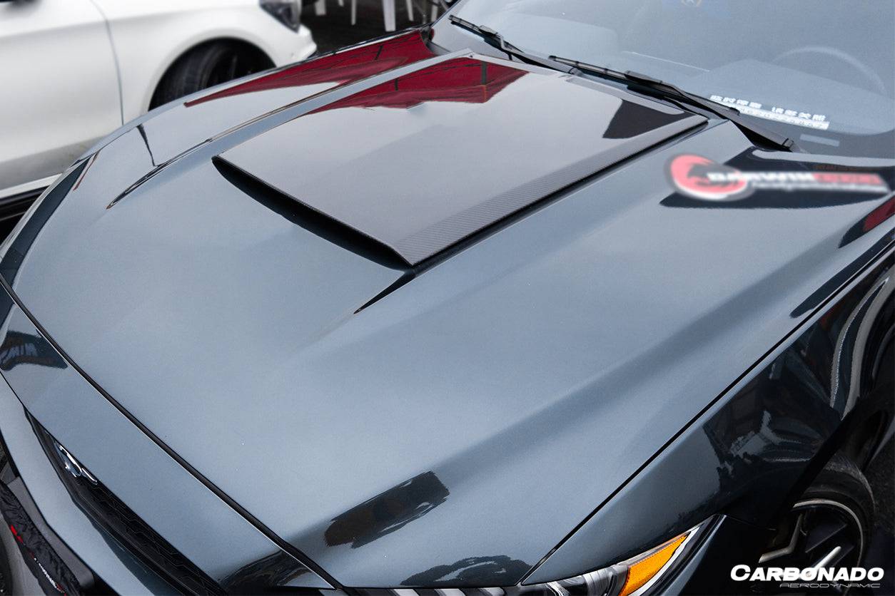 2014-2017 Ford Mustang RSH Style Hood Scoop Cover - Carbonado Aero